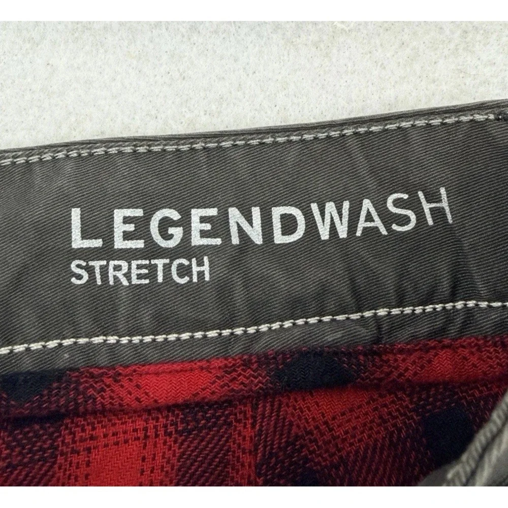 Eddie Bauer Pants Womens 12 Gray Legend‎ Wash Boyfriend Relaxed Flannel Lined